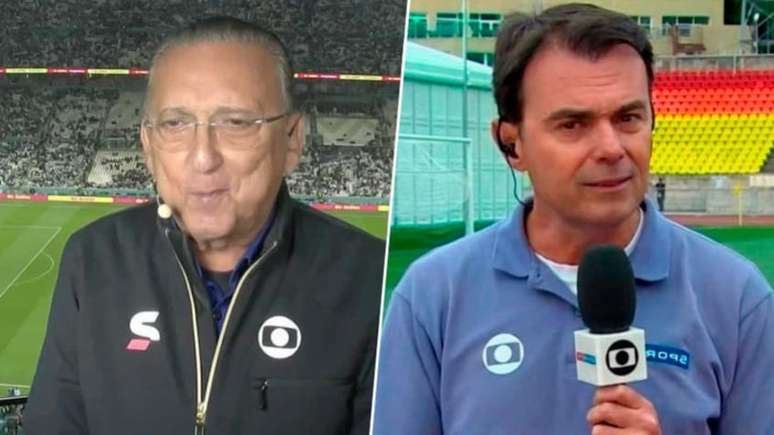 Dupla participou de várias coberturas de Copa do Mundo (Reprodução/TV)