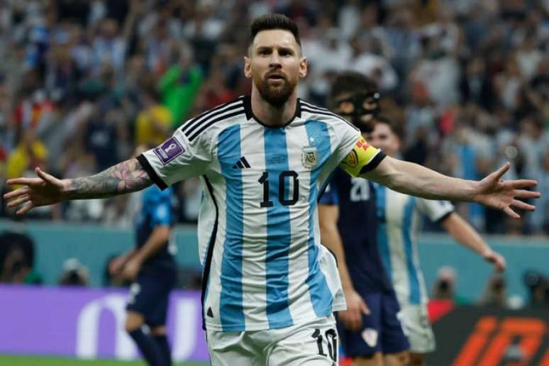 Messi balançou as redes no primeiro tempo de Argentina x França (Foto: IMAGO / Agencia EFE)