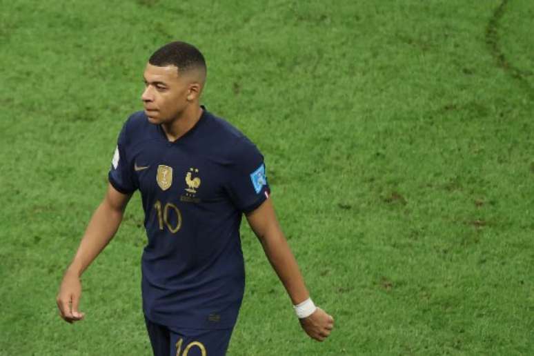 Mbappé perdeu a final da Copa do Mundo para a Argentina neste domingo (Foto: ACK GUEZ / AFP)