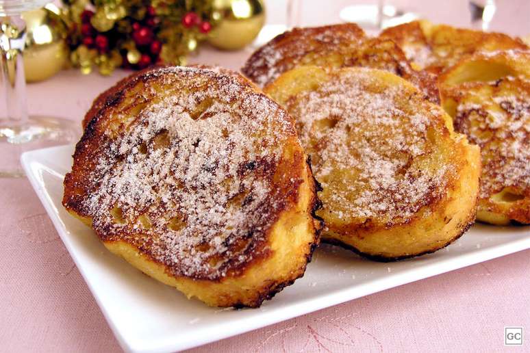 Rabanada com laranja – Foto: Guia da Cozinha