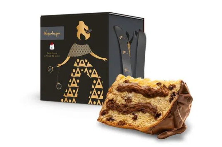 Panettone Língua de Gato Kopenhagen 900G