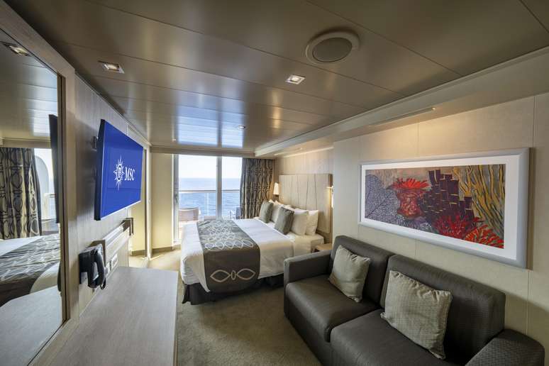 Varanda Deluxe, categoria que oferece espa&ccedil;o de sobra.