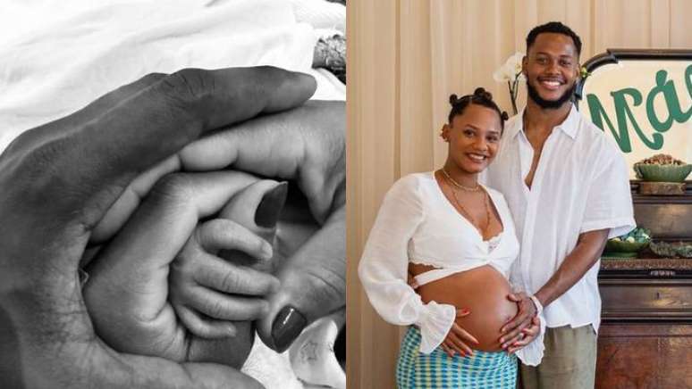 Os atores J&eacute;ssica Ellen e Dan Ferreira aumentaram a fam&iacute;lia no in&iacute;cio de dezembro com a chegada do filho, M&aacute;li.