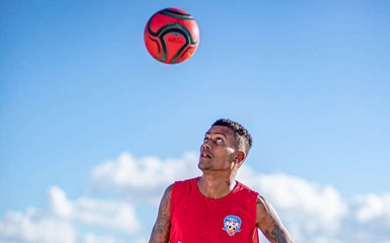 Gleison de Souza espera a naturalização para jogar beach soccer pelos EUA (Foto: Divulgação)