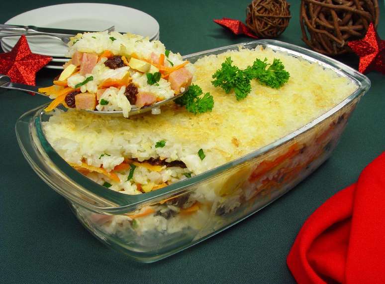 Arroz natalino cremoso &ndash; Foto: Guia da Cozinha