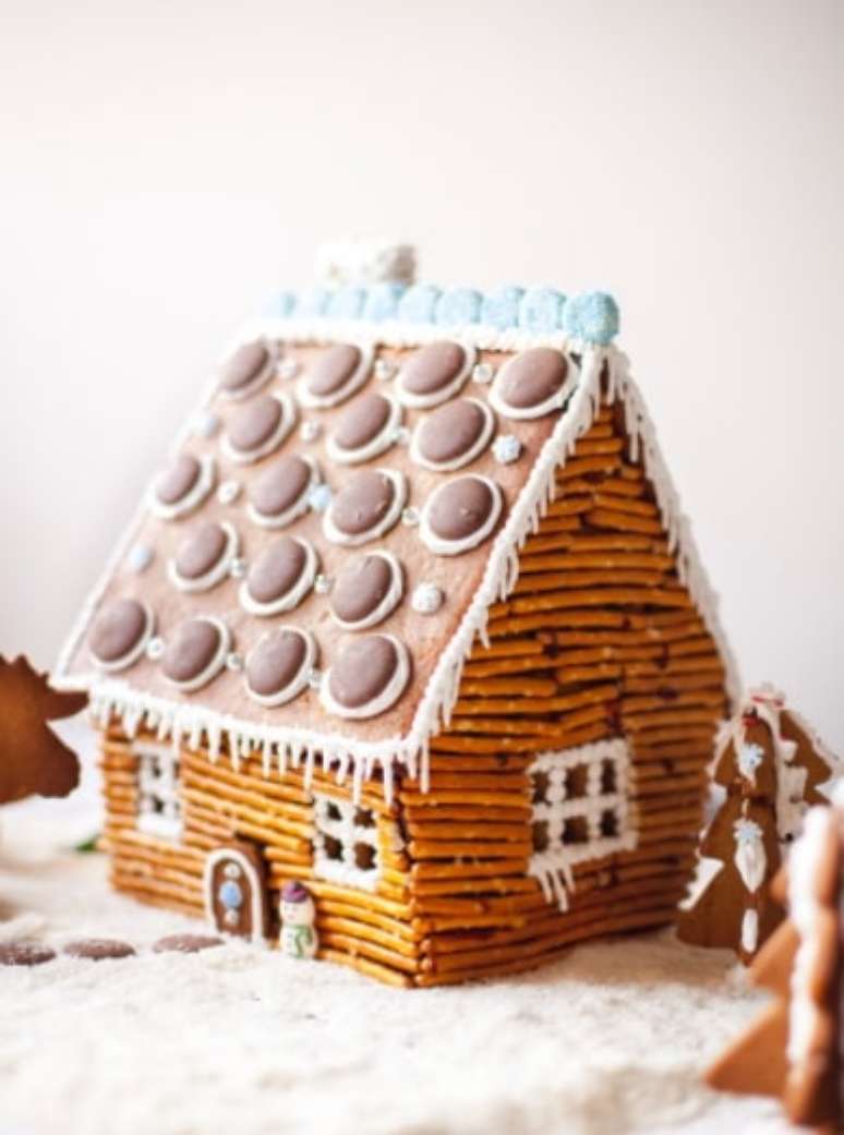 Cabana r&uacute;stica de p&atilde;o de mel