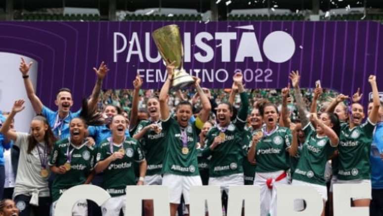 Palmeiras foi campeão estadual (Foto: Fabio Menotti/Palmeiras)