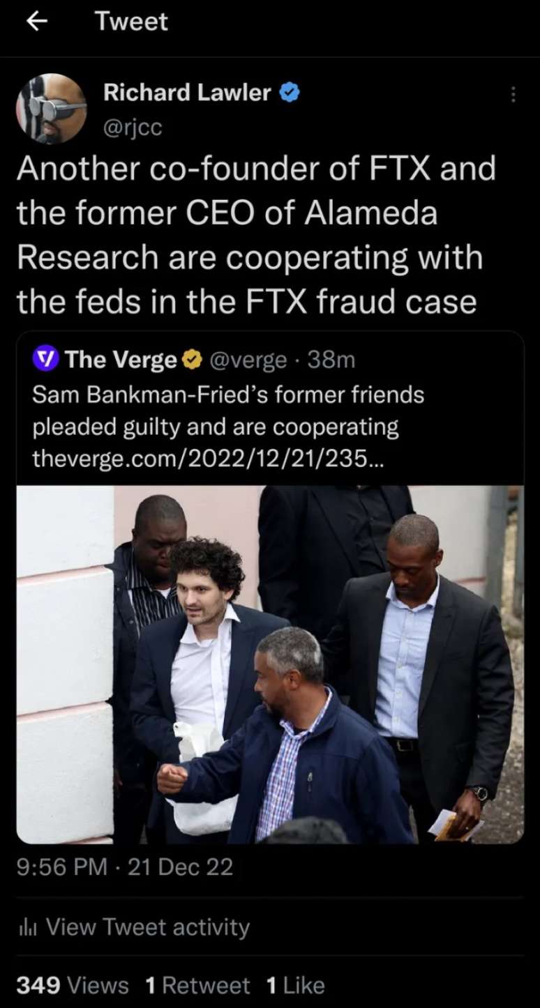 Contagem de views aparece ao lado de retweets