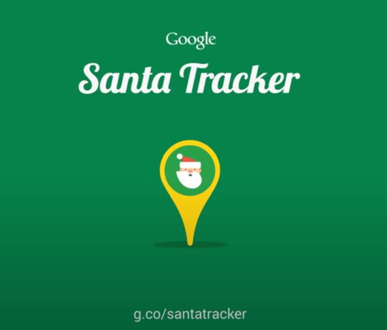 Siga o Papai Noel no Google