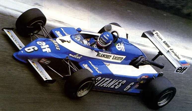 Streiff em sua AGS JH19C na F2 na temporada 1984