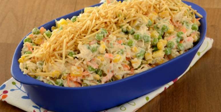 Salpic&atilde;o de frango-