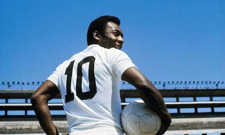 Pelé nos tempo de Santos (Foto: Divulgação / Santos FC)