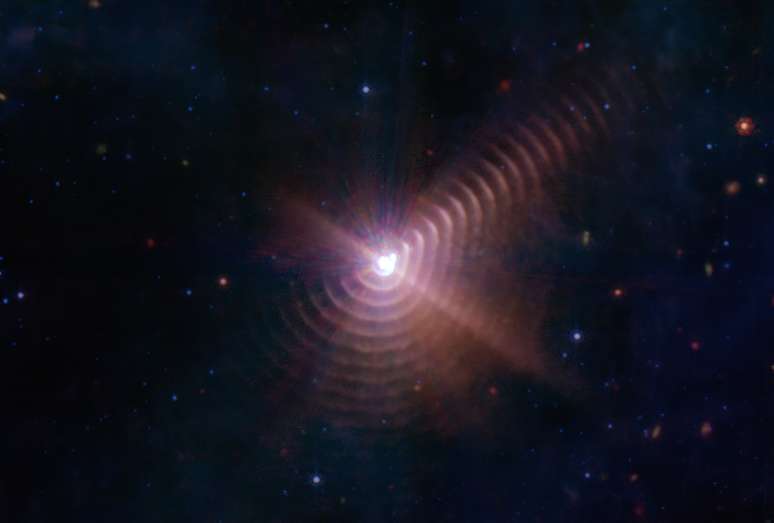 A morte lenta de uma estrela em imagem capturada pelo James Webb