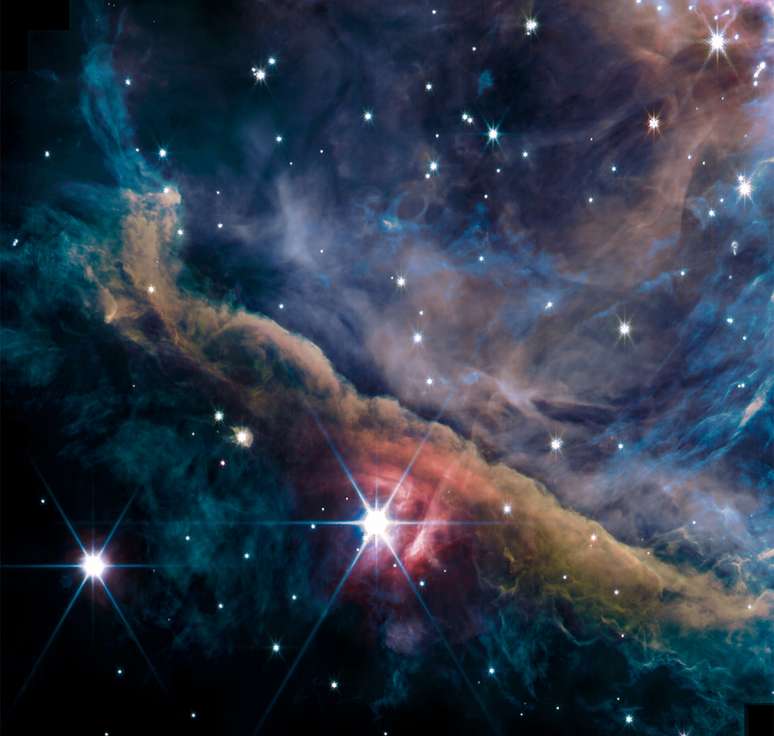 A nebulosa de Órion é outro criadouro de estrelas