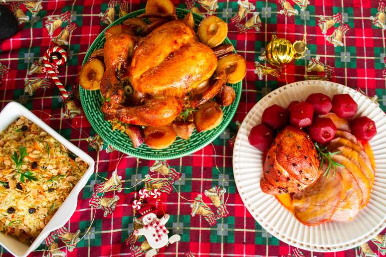 Pratos natalinos do Brodo Ristorante