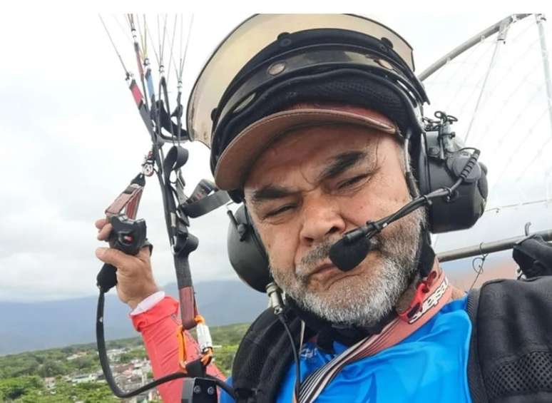 Homem acabou morrendo após a queda durante voo de paraglider