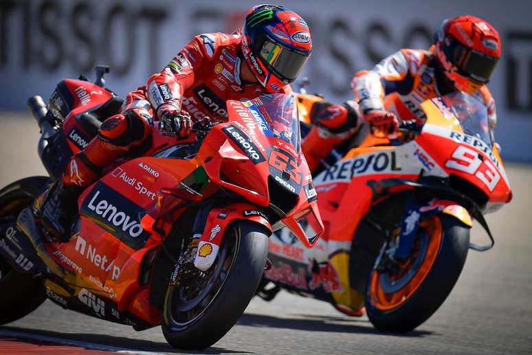 Ducati assumiu medo de Marc Márquez em plena forma, mas disse confiar na capacidade de Francesco Bagnaia 