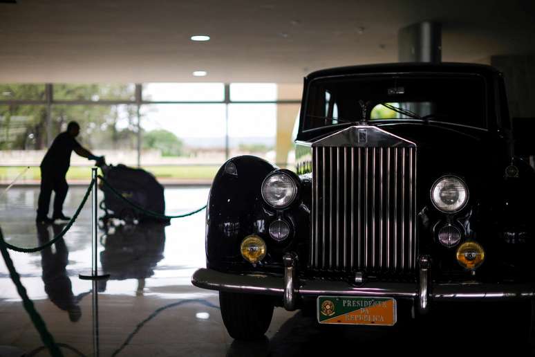 O Rolls Royce presidencial no Pal&aacute;cio do Planalto 