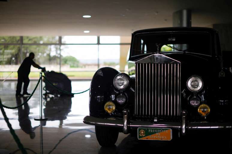 O Rolls Royce presidencial no Palácio do Planalto 