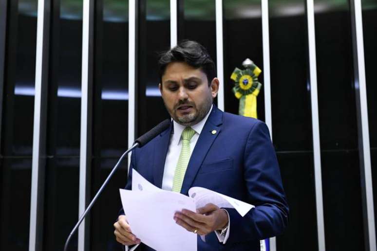 Novo ministro durante sessão na Cãmara dos deputados. FOTO Roque de SA/Agencia Senado