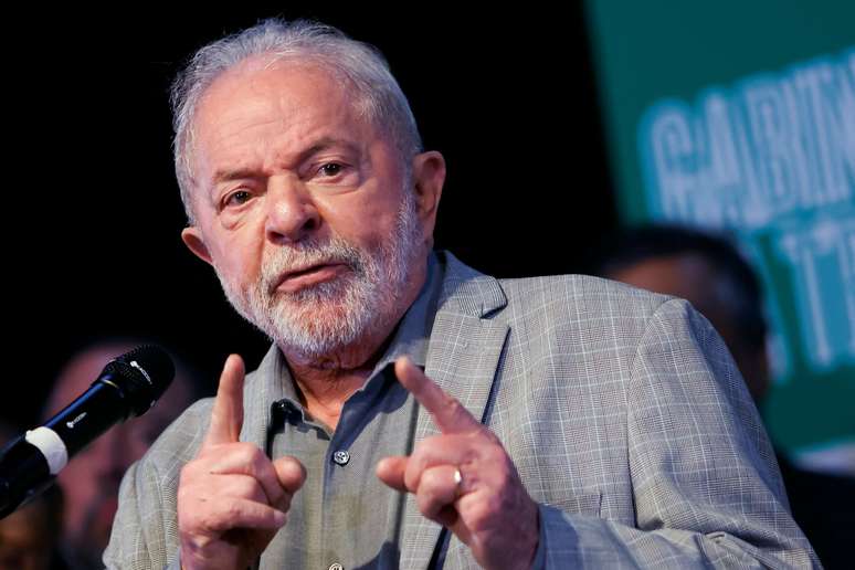 O presidente diplomado Luiz Inácio Lula da Silva (PT)