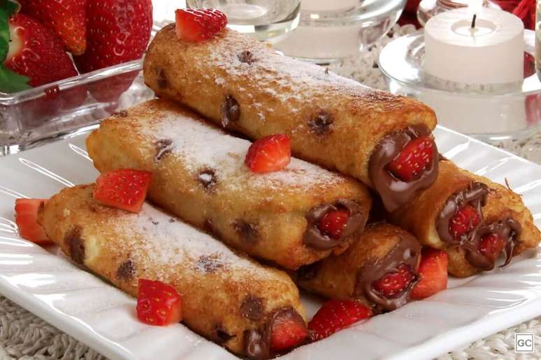 Rabanada de chocotone &ndash; Foto: Guia da Cozinha