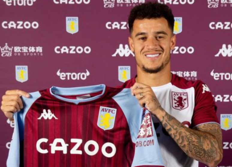 Philippe Coutinho desmente boatos de saída do Aston Villa: 'Estou feliz aqui'