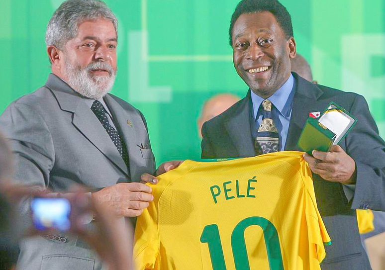 Lula e Pelé 