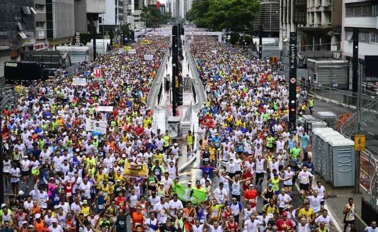 Largada da Corrida de São Silvestre. (Divulgação)