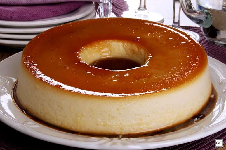 Pudim cremoso sem forno pr&aacute;tico &ndash; Foto: Guia da Cozinha