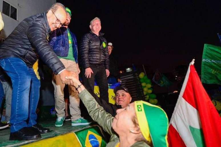 O governador estreante de Santa Catarina, Jorginho Mello, apoiou Jair Bolsonaro na disputa presidencial.