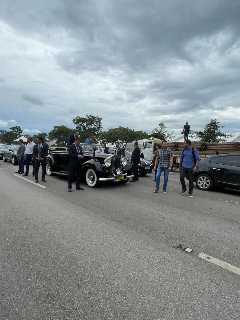 Ensaio para a posse presidencial que ocorrerá no dia primeiro