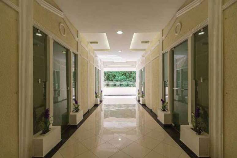 Parte interna do Memorial Necrópole Ecumênica, em Santos, local onde Pelé será enterrado