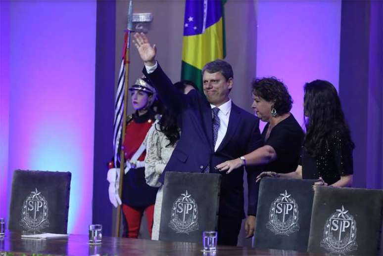 S&atilde;o Paulo 01/01/2023 Posse do governador eleito Tarc&iacute;sio de Freitas no pal&aacute;cio dos Bandeirantes Foto Alex Silva/Estad&atilde;o