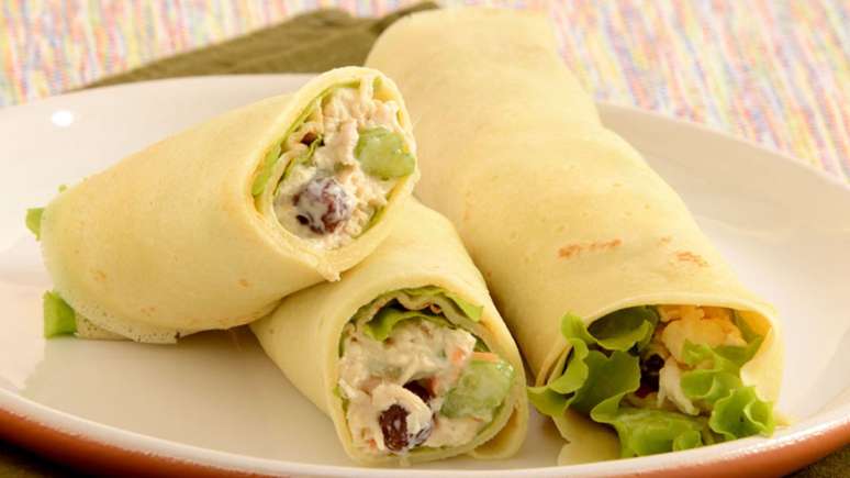 Panqueca de salpic&atilde;o &ndash; Foto: Guia da Cozinha