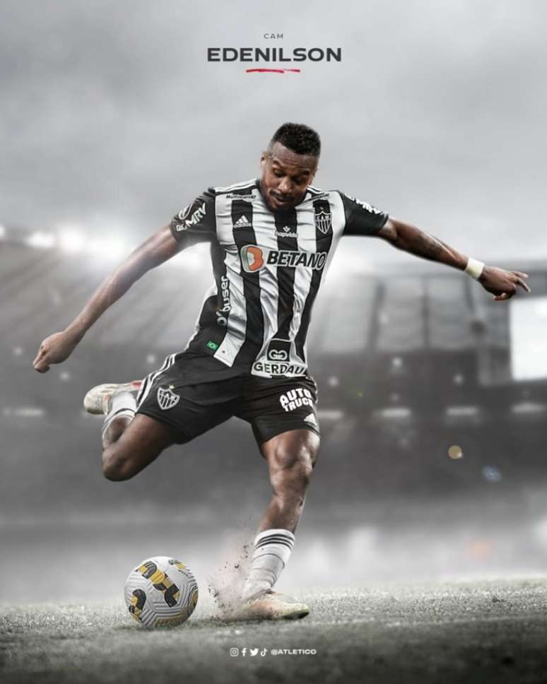 Vice-campeão brasileiro em 2020, jogador já foi anunciado pelo Galo (Foto: Divulgação/Atlético-MG)