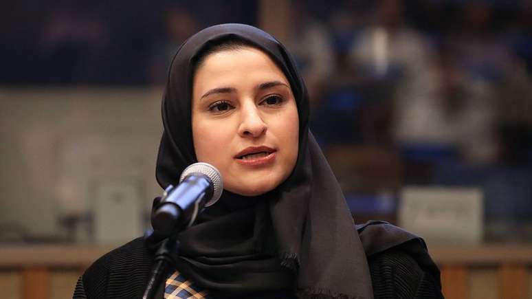 Sarah Al Amiri foi chefe de ciências da missão. Atualmente, ela ocupa um ministério no governo dos Emirados