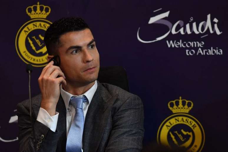 Cristiano Ronaldo foi apresentado como novo jogador do Al-Nassr (AFP)