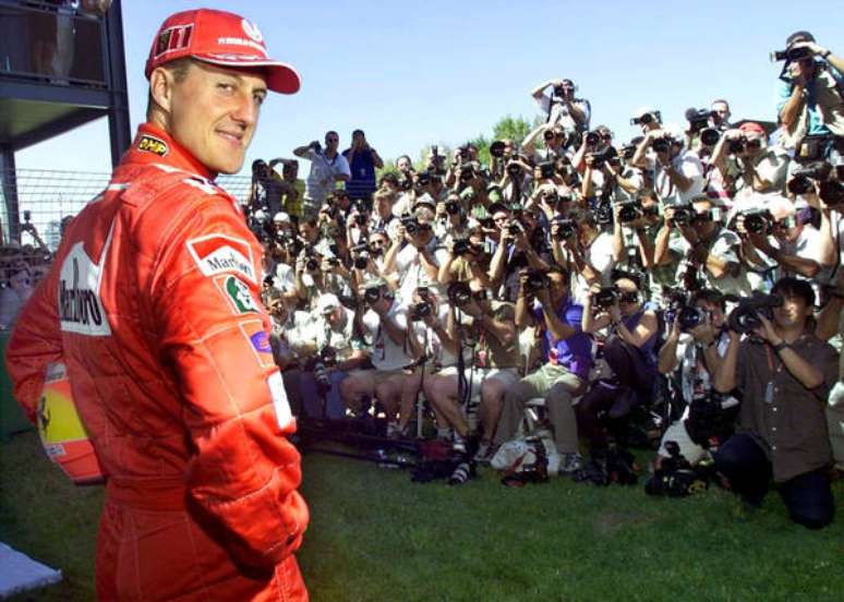 Schumacher conquistou cinco título mundiais e venceu 72 provas pela Ferrari