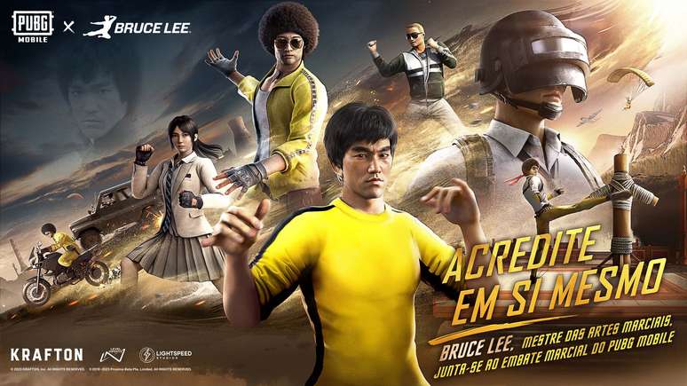 Bruce Lee chegará ao PUBG Mobile no fim de janeiro