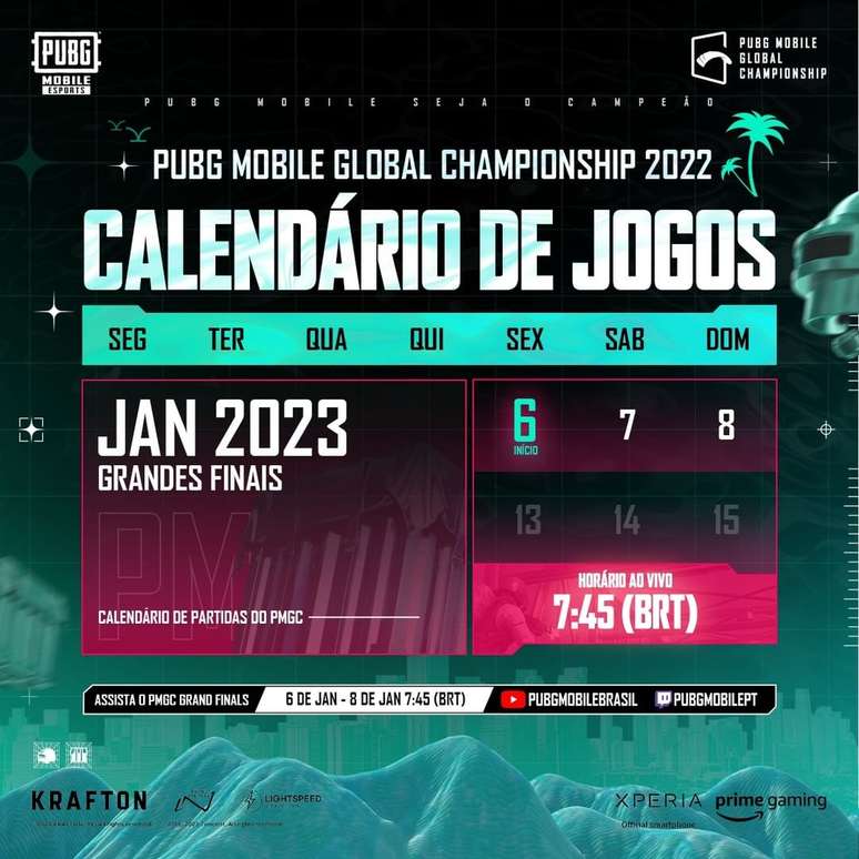 PUBG Global Championship 2023 começa neste sábado