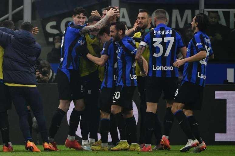 Inter derruba invencibilidade do Napoli (Foto: Isabella Bonotto / AFP)