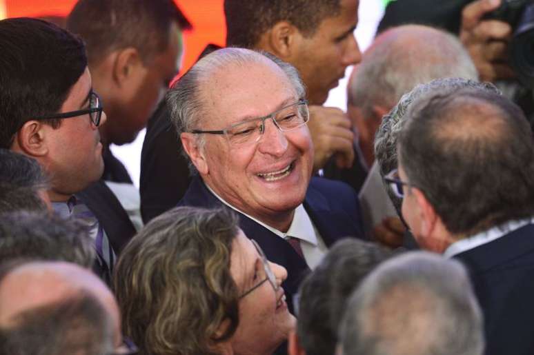 Geraldo Alckmin na posse do Ministério