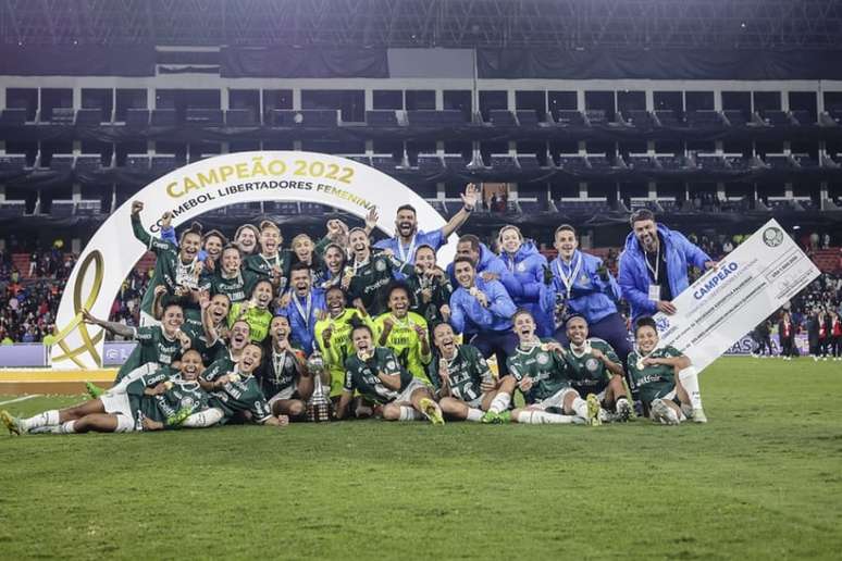 Palmeiras conquistou a Libertadores Feminina em 2022 (Foto: Staff Images/Conmebol)