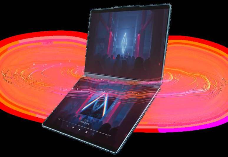 YogaBook 9i, da Lenovo, é meio tablet, meio notebook