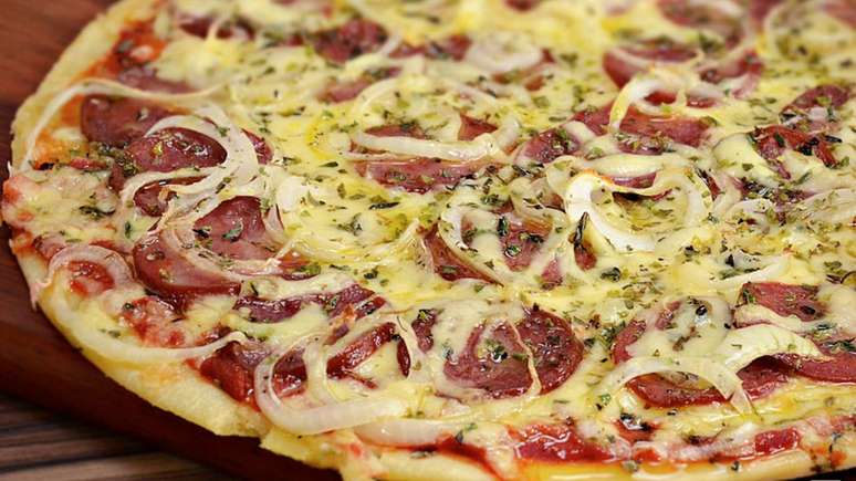 Pizza de liquidificador – Foto: Guia da Cozinha