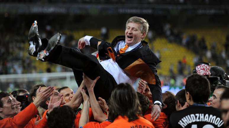 Rinat Akhmetov, dono do clube de futebol Shakhtar Donetsk e de outros negócios, é considerado o homem mais rico da Ucrânia