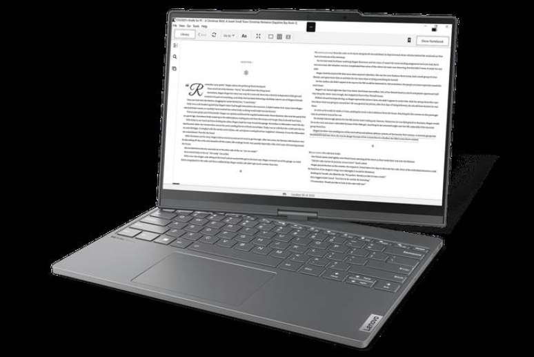 ThinkBook, da Lenovo, traz tela giratória com Oled e e-ink