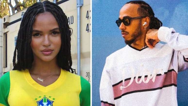 Juliana Nalú e Lewis Hamilton estariam juntos