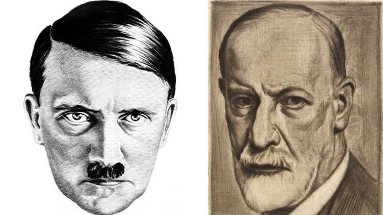 Hitler e Freud.